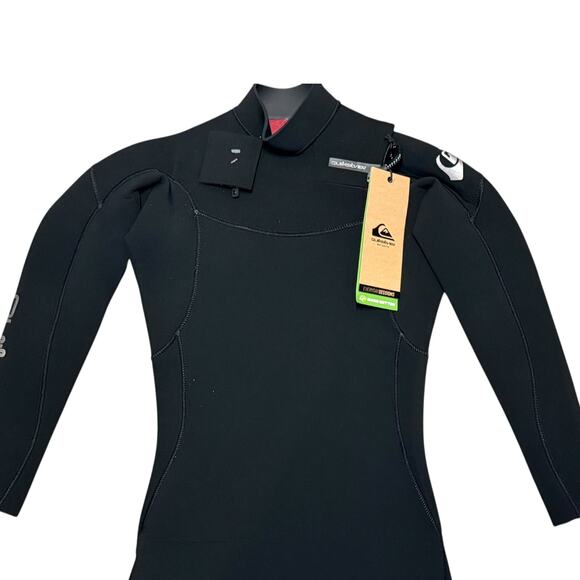 Quiksilver $239 Boys Black Everyday Sessions B 4/3 CZ Wetsuit Size 12 - Picture 3 of 5